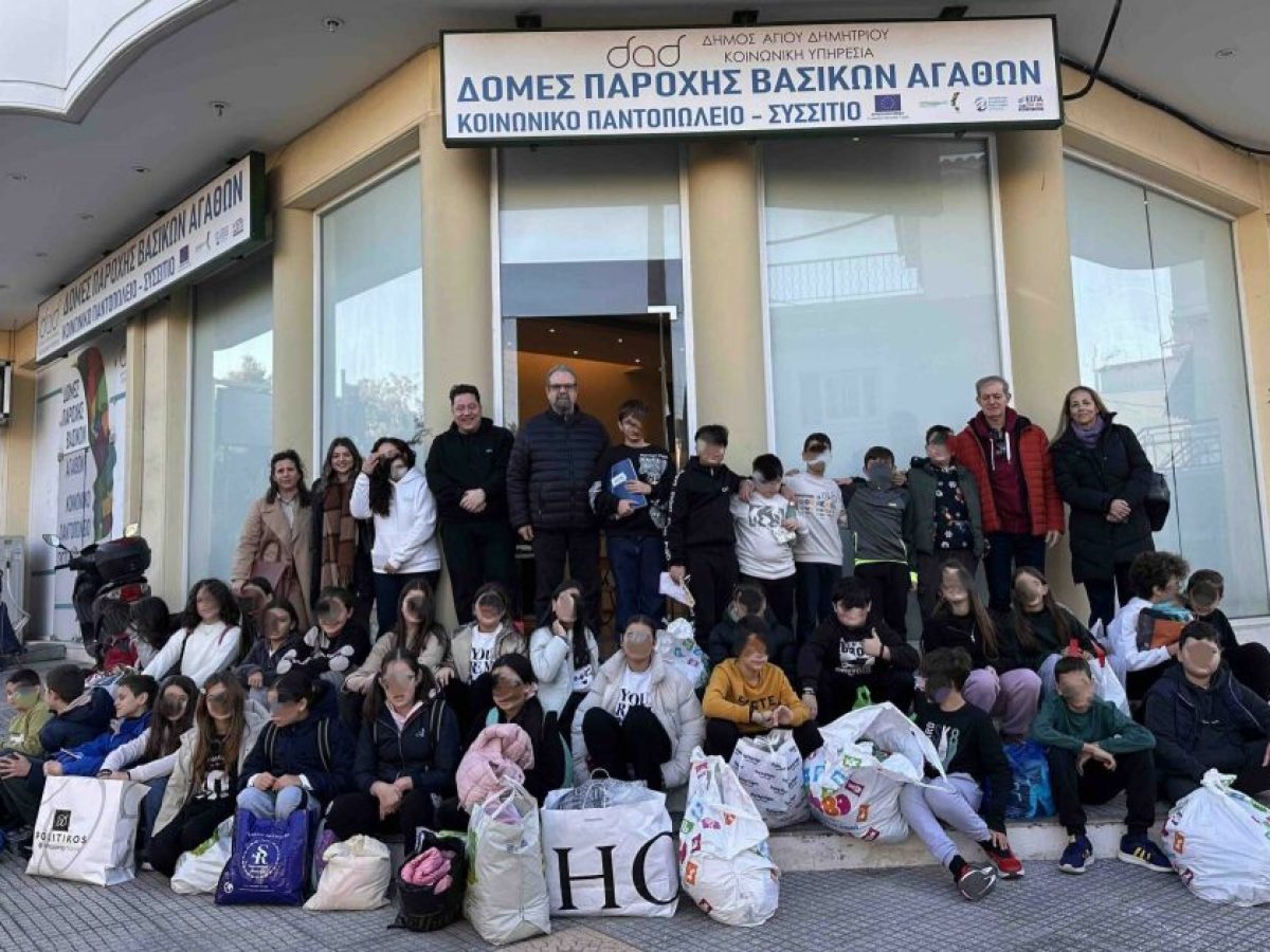 To μεγάλο ευχαριστώ σε χορηγούς, ομάδες πολιτών και εργαζόμενους για τις δράσεις της Κοινωνικής Υπηρεσίας