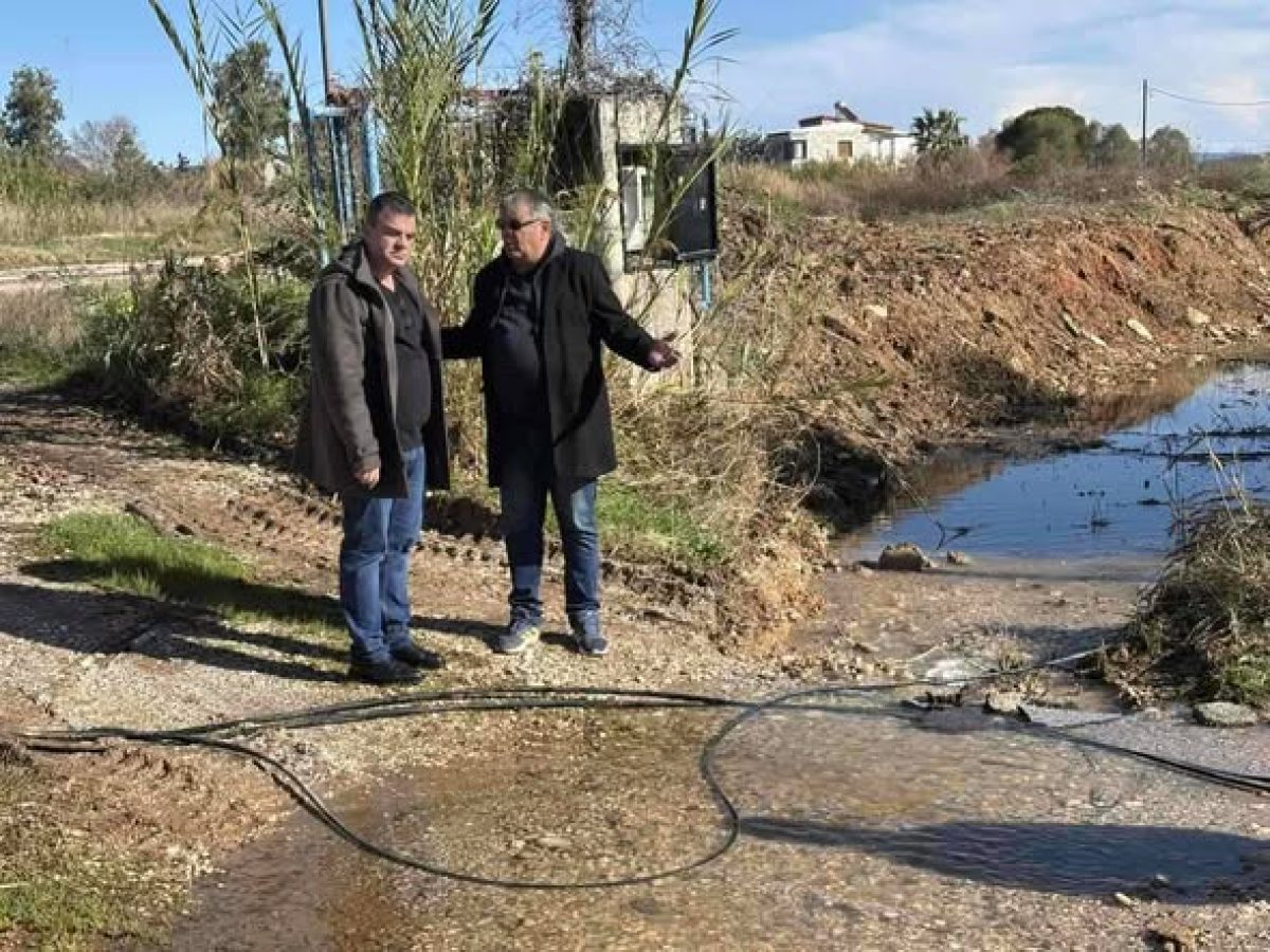 Αυτοψία του Αντιπεριφερειάρχη Δημήτρη Δαμάσκου στον Μαραθώνα και σε σημεία που επλήγησαν από τις νεροποντές
