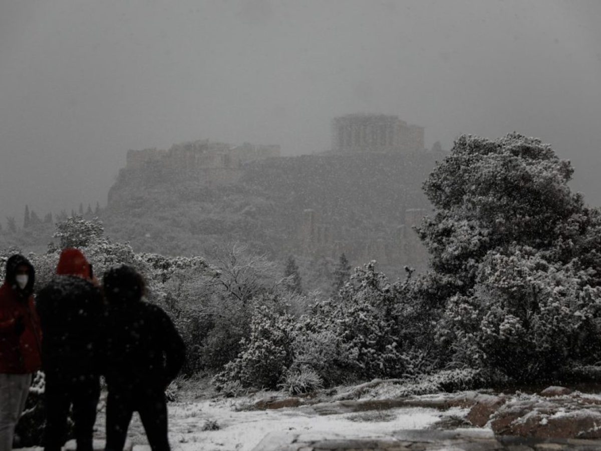 Χιόνι στα Βόρεια Προάστια της Αττικής Πάρνηθα, Πεντέλη, Διόνυσος