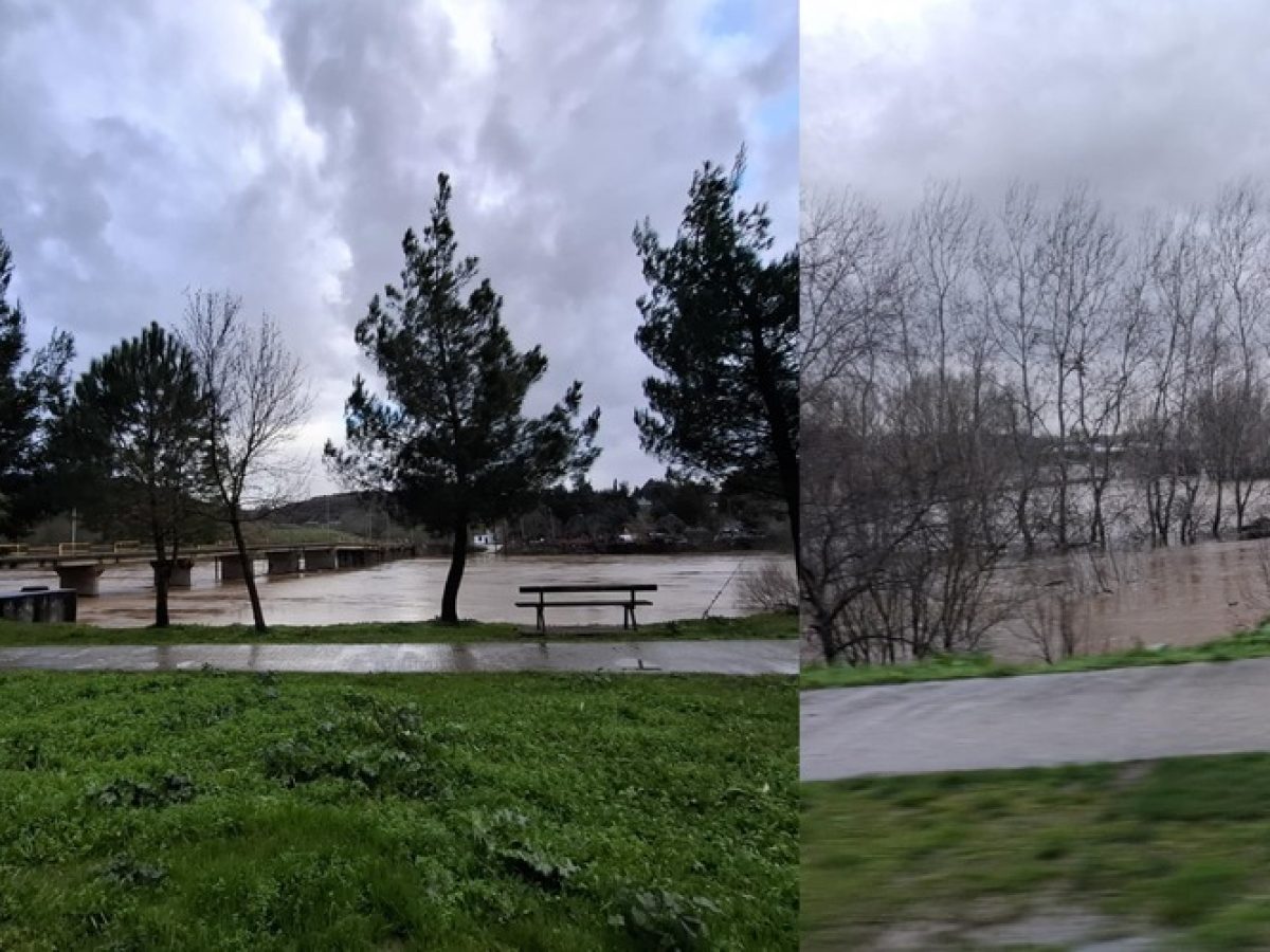 Διδυμότειχο: “Φούσκωσε” επικίνδυνα και ξεπέρασε το όριο επιφυλακής ο Ερυθροπόταμος – Φόβοι για πλημμύρες (φωτορεπορτάζ)