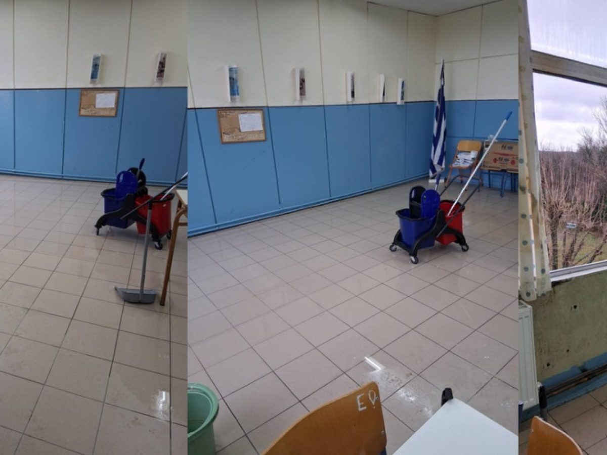 Διδυμότειχο: Πλημμύρισε απ’ τη νεροποντή το Γυμνάσιο-Λύκειο Μεταξάδων – Είχαν προειδοποιήσει γονείς, μαθητές, καθηγητές