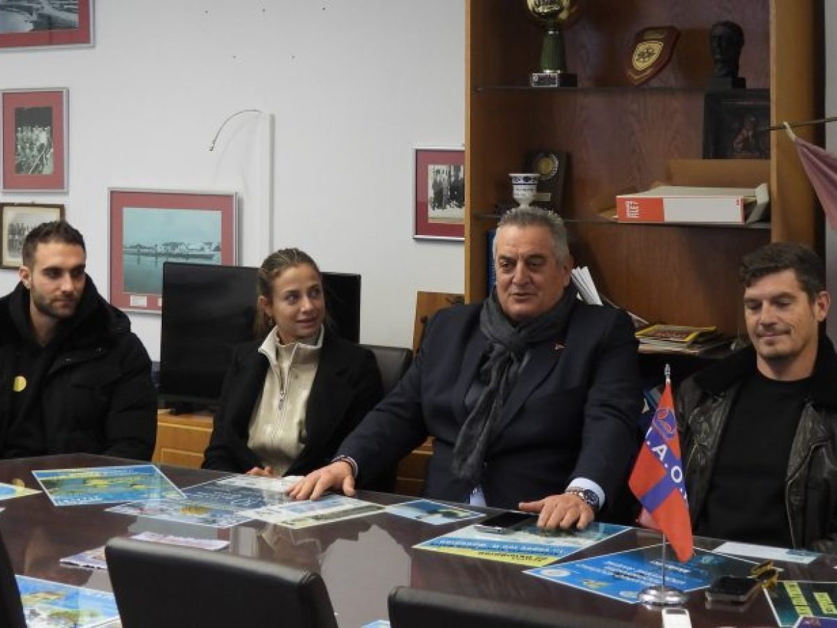 Οι Ολυμπιονίκες έκαναν ποδαρικό για το 2026 στο ΝΑΟΚ – Επίσκεψη Στέφανου Ντούσκου-Σπύρου Γιαννιώτη & Ευαγγελίας Αναστασιάδου