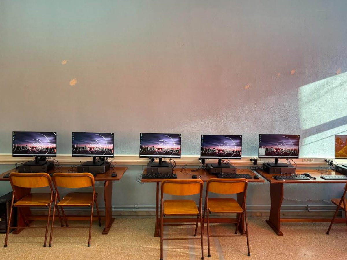 Ευχαριστήριο για την Δωρεά έξι υπολογιστών από τη ΒΙΟΣΕΡ στο Δημοτικό Σχολείο Ταξιαρχών