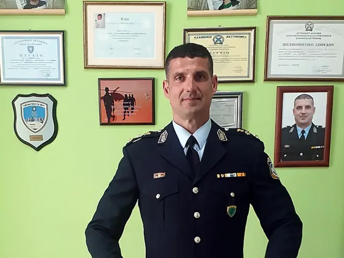 ΕΛ.ΑΣ: Προαγωγή του Ανδρέα Σταυρόπουλου σε Αστυνομικό Διευθυντή