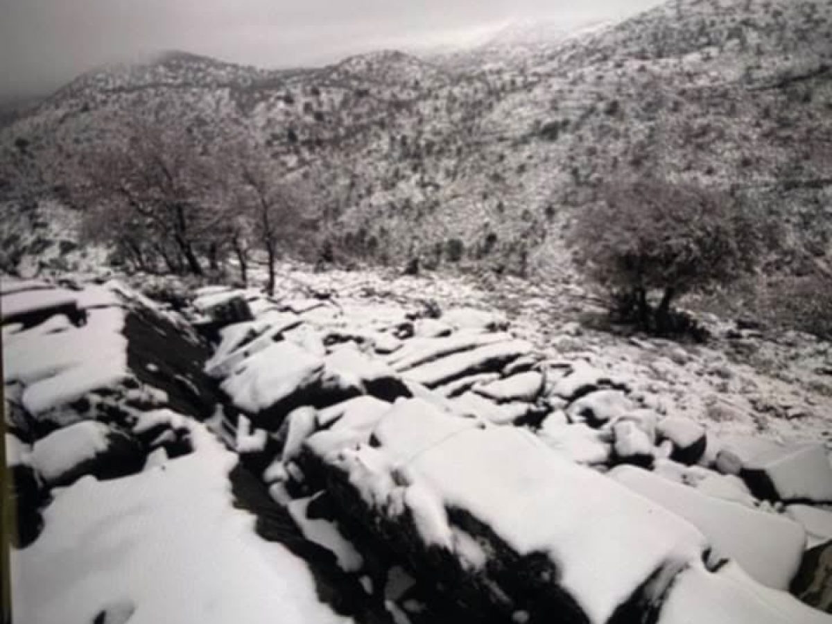 Έπεσαν τα πρώτα χιόνια στον Ψηλορείτη   