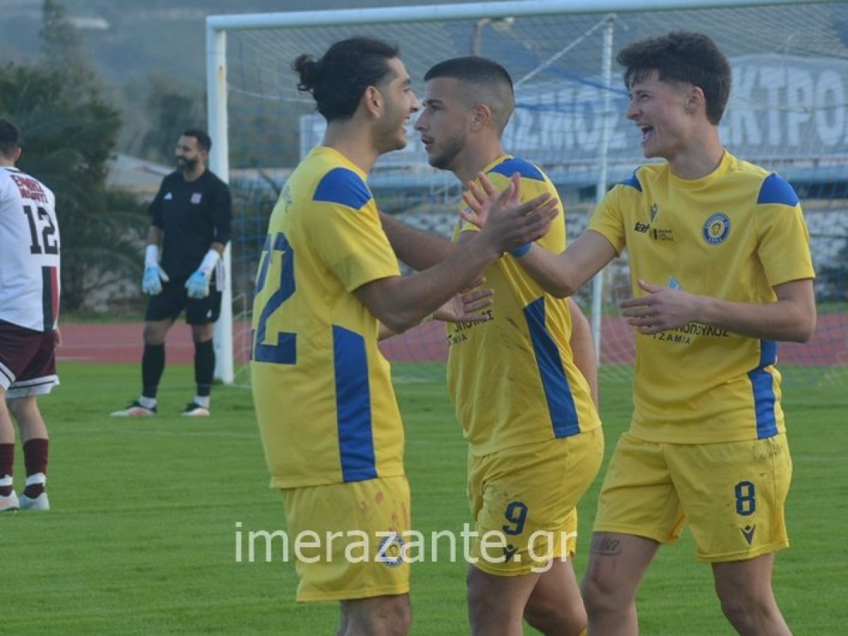 Επέστρεψε στις νίκες η Ζάκυνθος κερδίζοντας 3-0 τον Ερμή Μελιγούς (φώτο)