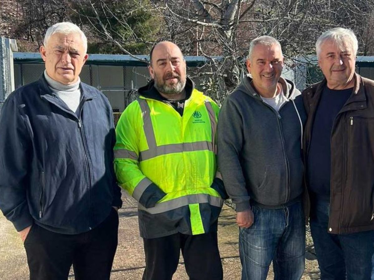 Επίσκεψη Γιώργου Σπύρου στο κυνοκομείο του Δήμου Χαλκιδέων