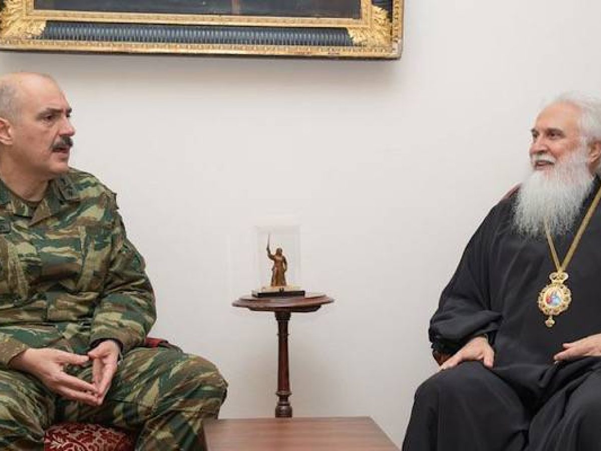Επίσκεψη του νέου Διοικητή της 88 ΣΔΙ στον Μητροπολίτη Λήμνου