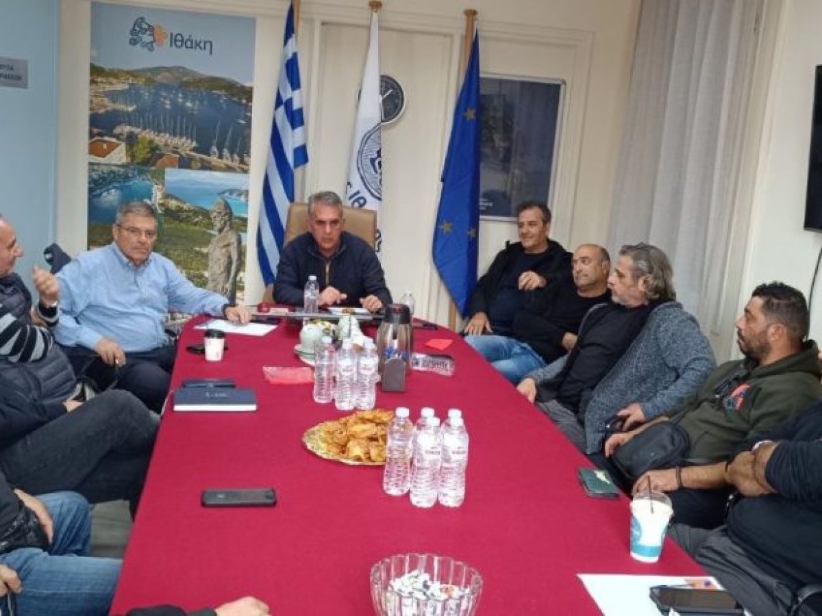 Έργα 30 εκατ. ευρώ και σύγχρονες υποδομές για την Ιθάκη το 2026: Σύσκεψη Παναγή Καππάτου με τον Δήμαρχο Ιθάκης Διονύση Στανίτσα