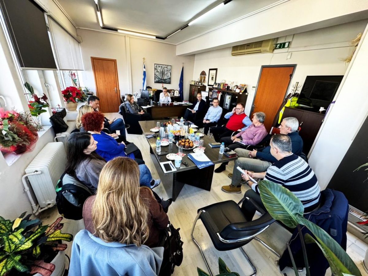 Ευρεία σύσκεψη για την άμεση αποκατάσταση των ζημιών από την κακοκαιρία της 24ης Δεκεμβρίου