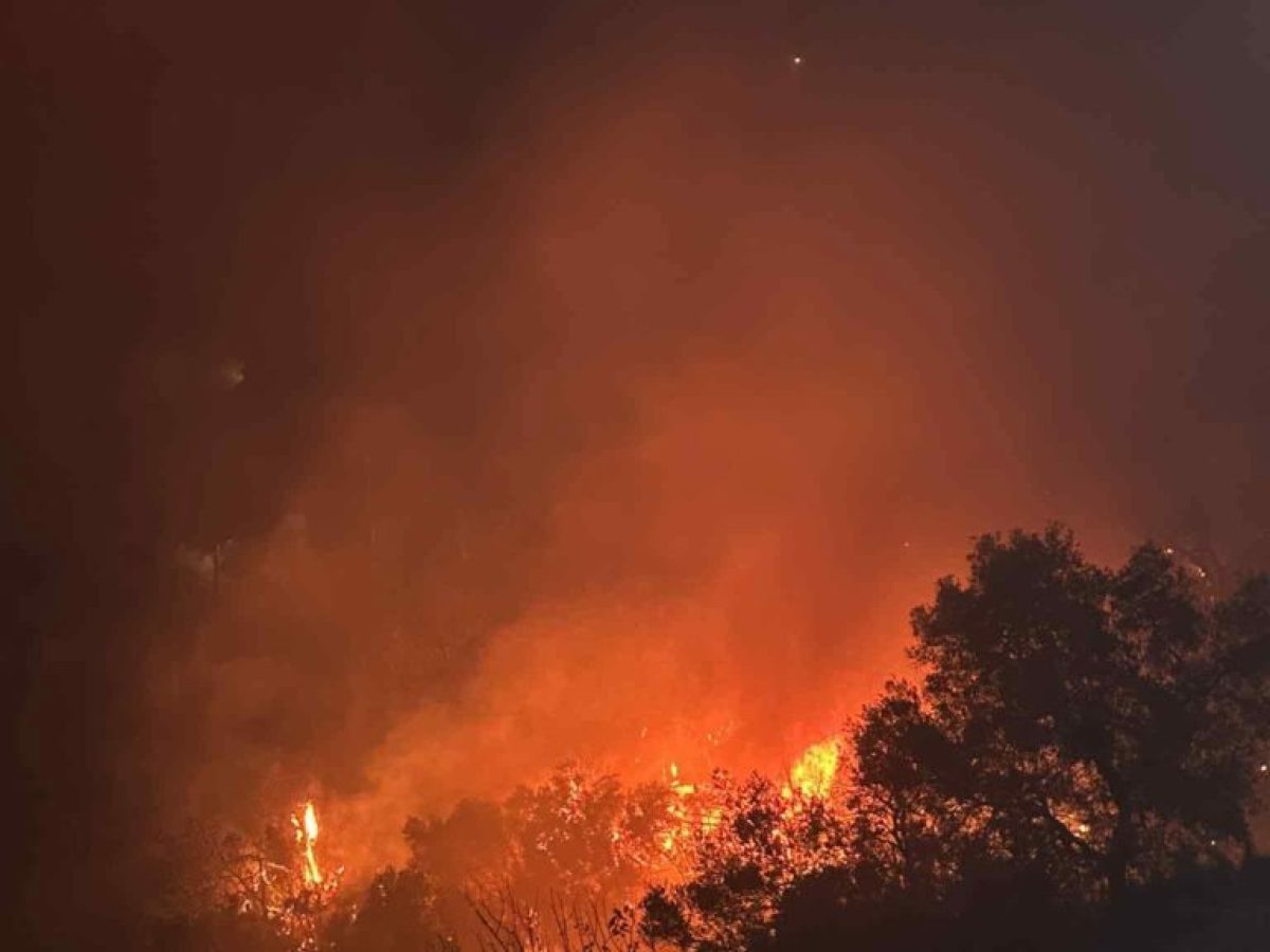 ΦΩΤΟ | Μεγάλη πυρκαγιά στο Κεφάλι Κισσάμου
