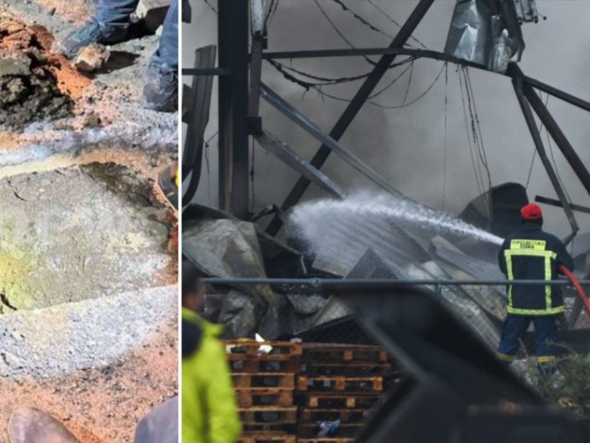 Φωτογραφία από το σημείο της διαρροής προπανίου στα Τρίκαλα: «Τους λέγαμε μυρίζει υγραέριο» δηλώνουν οι εργαζόμενοι