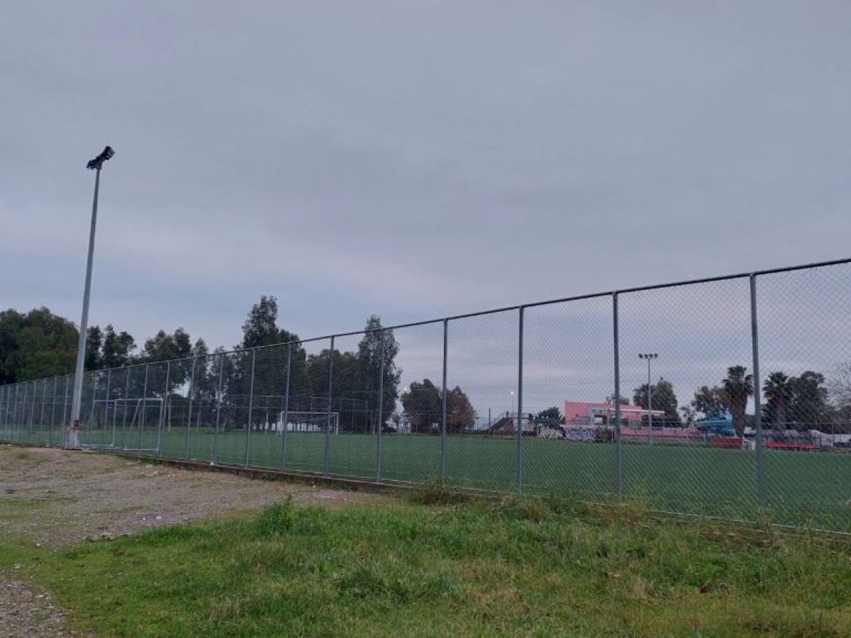 Φτιάχτηκε ξανά το γήπεδο της Εύβοιας που διαλύθηκε από την κακοκαιρία