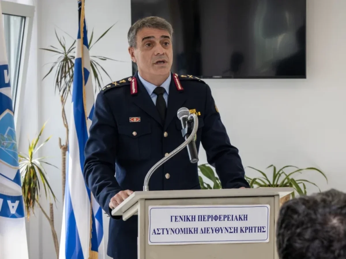 Γενικός Συντονιστής Αστυνομίας Νότιας Ελλάδας ο Αντιστράτηγος Ν. Σπυριδάκης