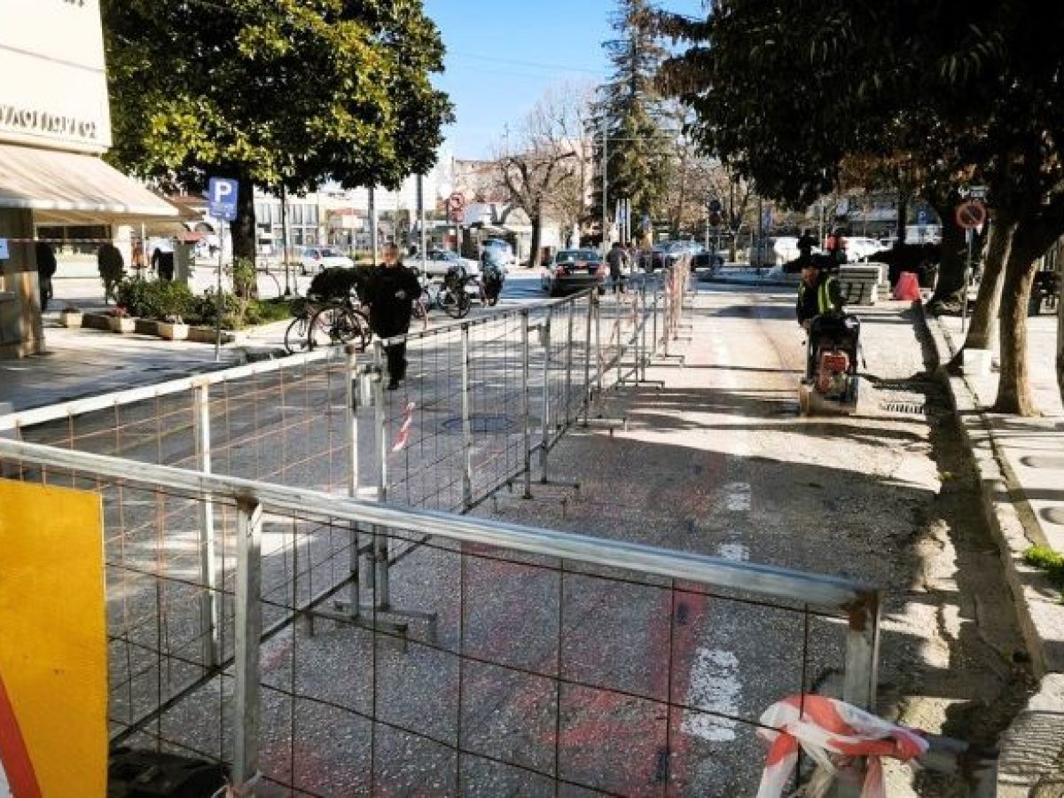 Για πεζούς και ποδηλάτες το νέο έργο στο πιο κεντρικό σημείο των Τρικάλων