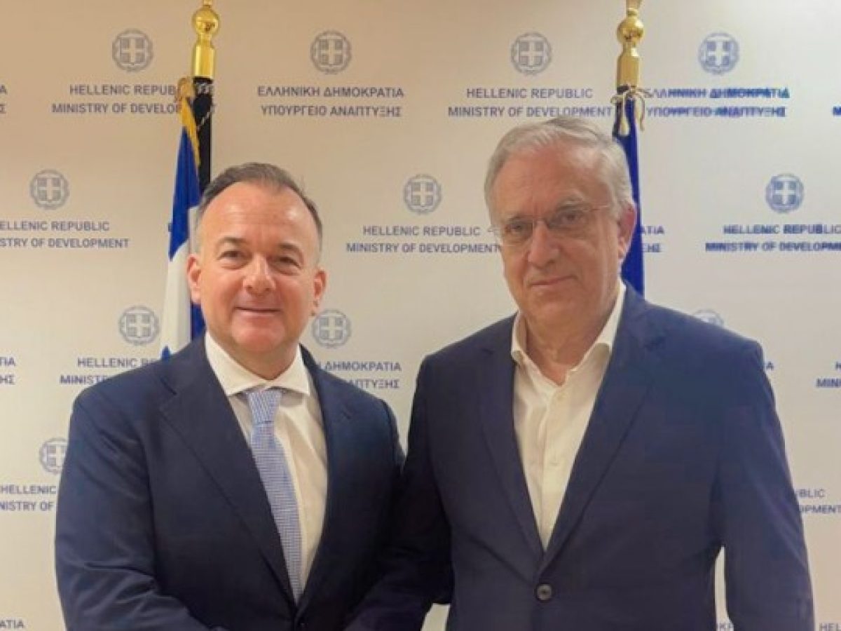 Γιάννης Παππάς: Συνάντηση εργασίας με τον Υπουργό Ανάπτυξης κ. Τάκη Θεοδωρικάκο για θέματα της Δωδεκανήσου.