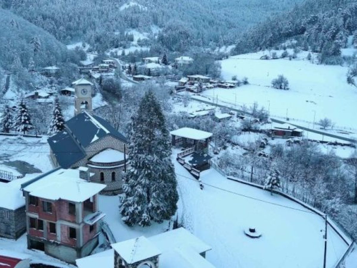 Η Ήπειρος ντύθηκε στα λευκά -Μαγευτικές εικόνες και βίντεο