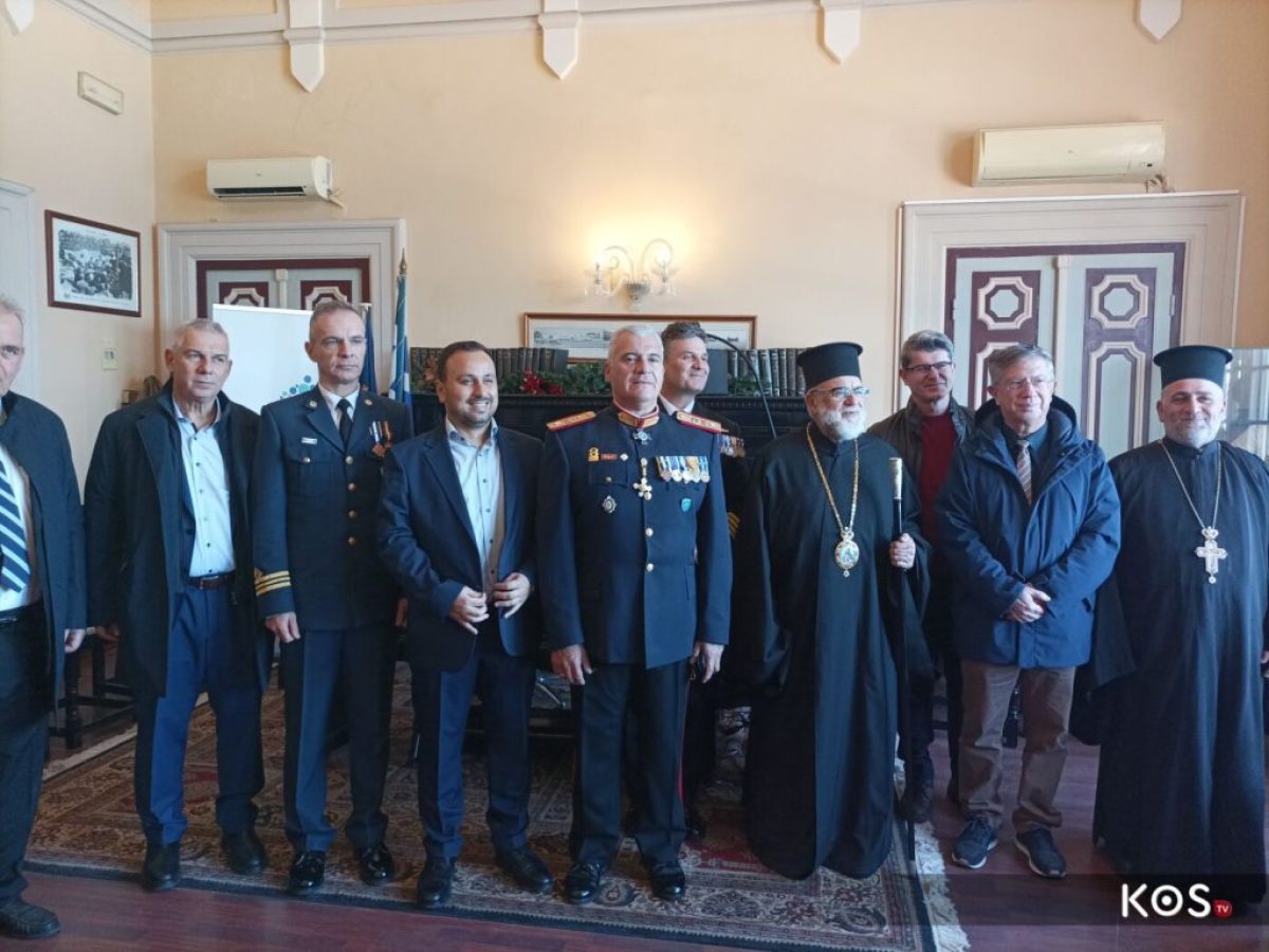 Η καθιερωμένη δεξίωση για την Πρωτοχρονιά στο Επαρχείο Κω-Νισύρου και οι ευχές τοπικών αρχών