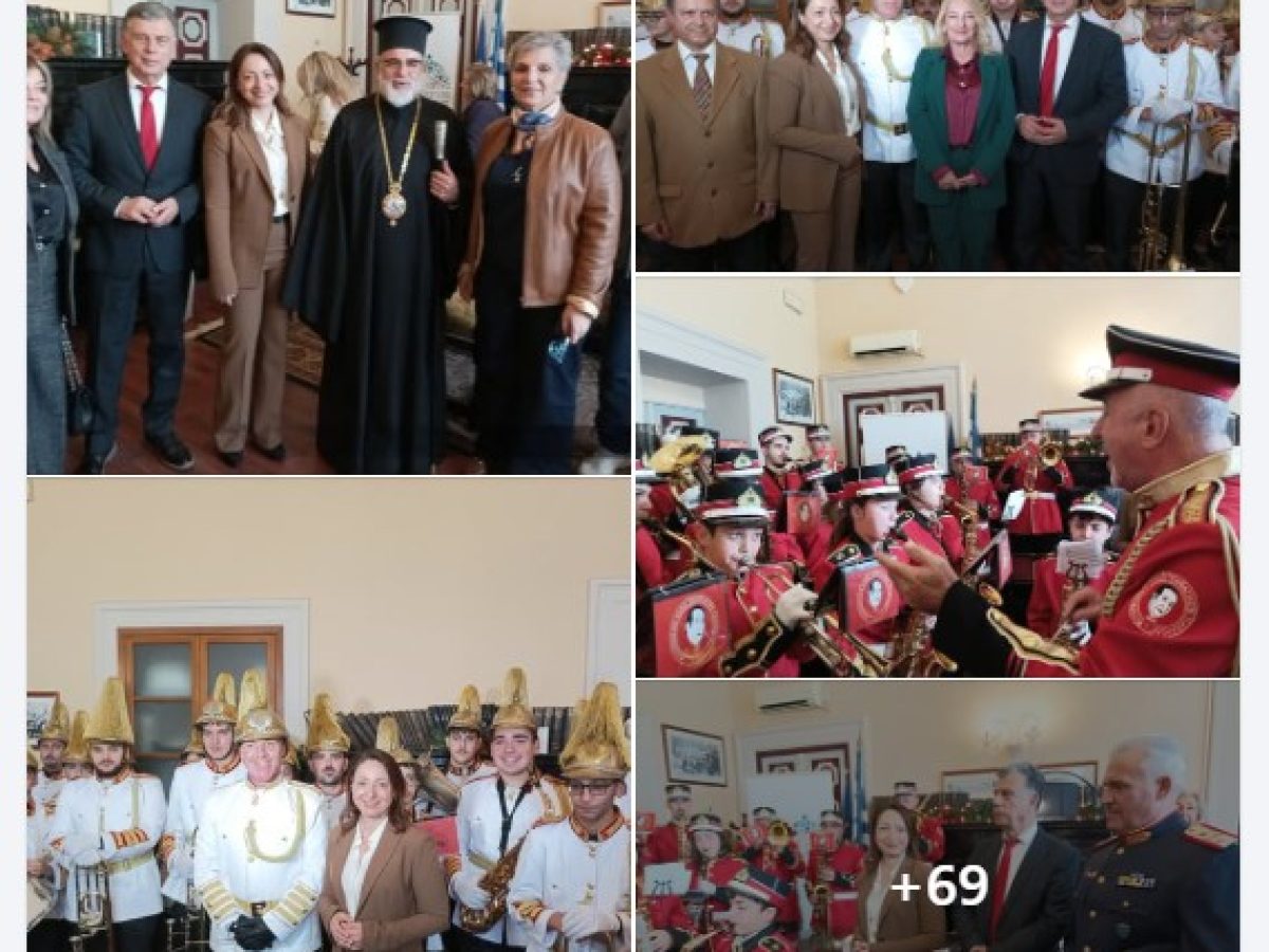 Η καθιερωμένη δεξίωση στο Επαρχείο και οι ευχές της Επάρχου Ντίνας Σβύνου