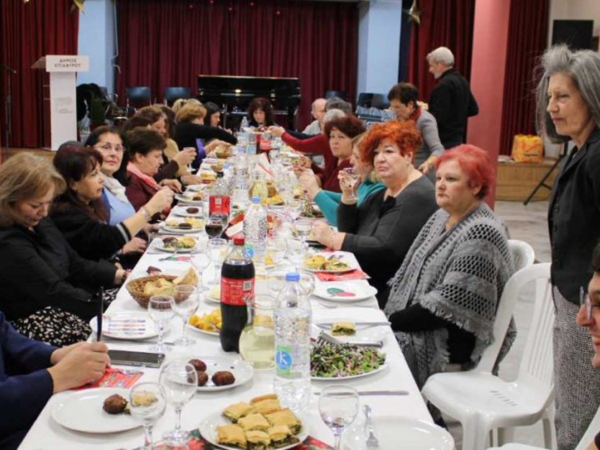 Η κοπή της πρωτοχρονιάτικης πίτας της Δημοτικής Χορωδίας Επιδαύρου