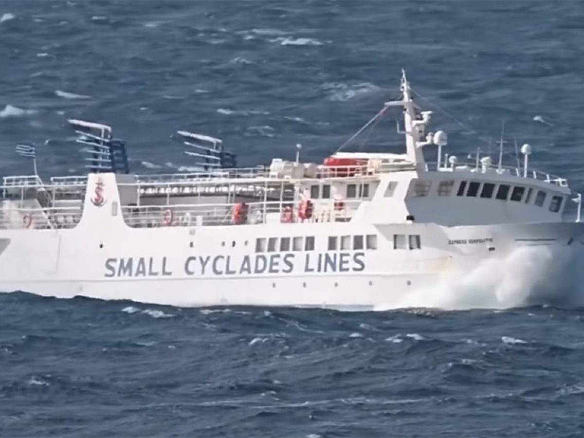 Η «μάχη» του Σκοπελίτη με τα κύματα στο Αιγαίο (Video)