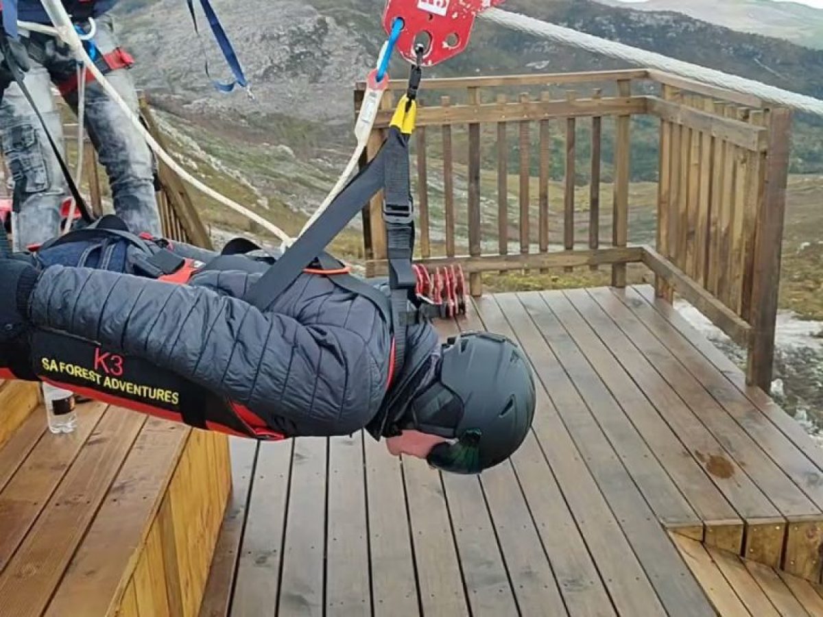 Η μεγαλύτερη zipline του κόσμου βρίσκεται στη Νότια Αφρική και φτάνει τα 3,2 χιλιόμετρα