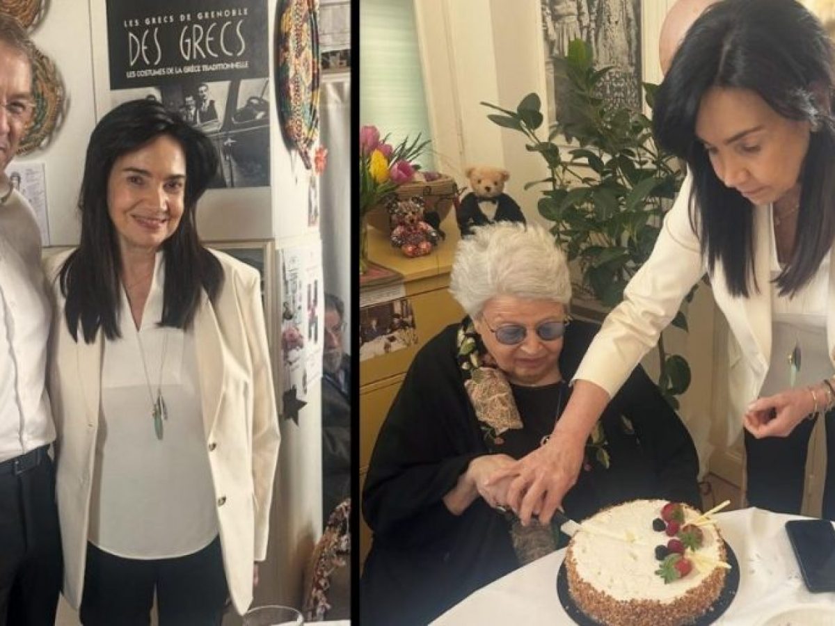 Η πρώτη δημόσια εμφάνιση της Γεωργίας Σαμαρά στο Ναύπλιο μετά τον θάνατο της κόρης της