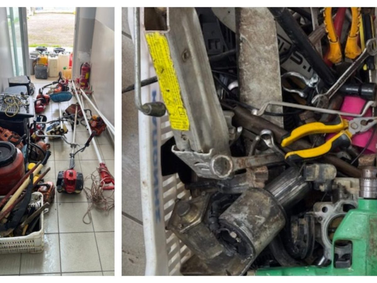 Είχαν ρημάξει γεωργικά μηχανήματα και εργαλεία