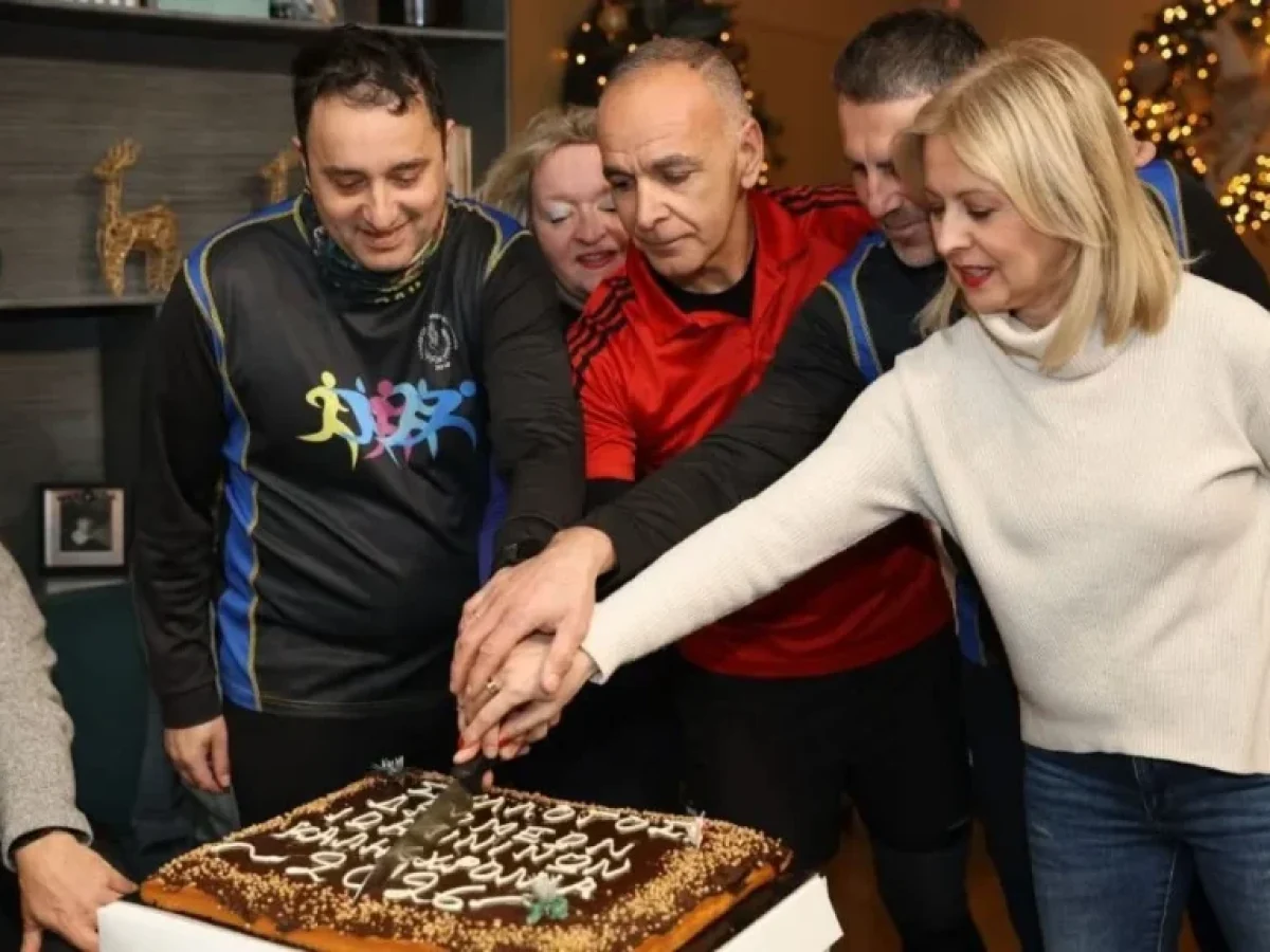 Ιωάννινα: Πρωτοχρονιάτικη προπόνηση και κοπή πίτας από τον Σύλλογο Δρομέων