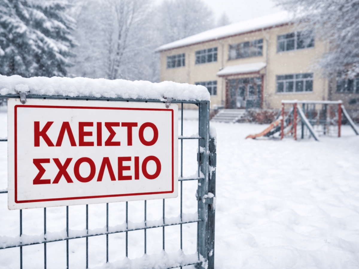 Κλειστά σχολεία σε Ελάτη και Στουρναραίικα λόγω κακοκαιρίας