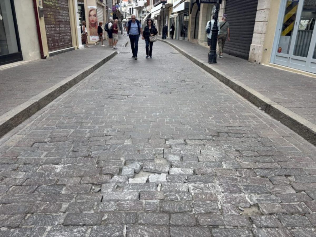 Κλειστή για την κυκλοφορία οχημάτων από την Δευτέρα η οδός Αρκαδίου