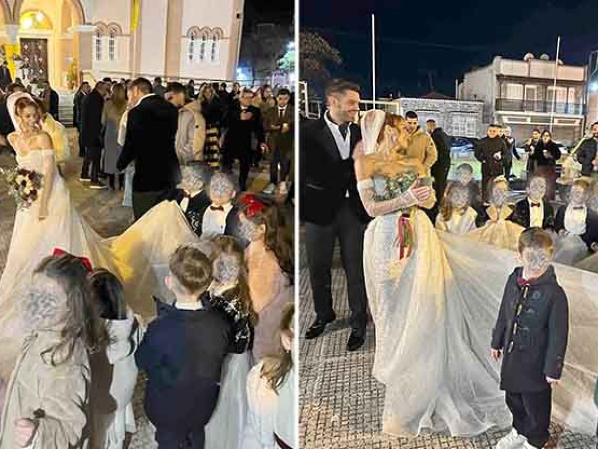 Κομοτηνή: Νηπιαγωγός πήγε στην εκκλησία με παρανυφάκια… όλη την τάξη της! – Οι εικόνες που συγκίνησαν