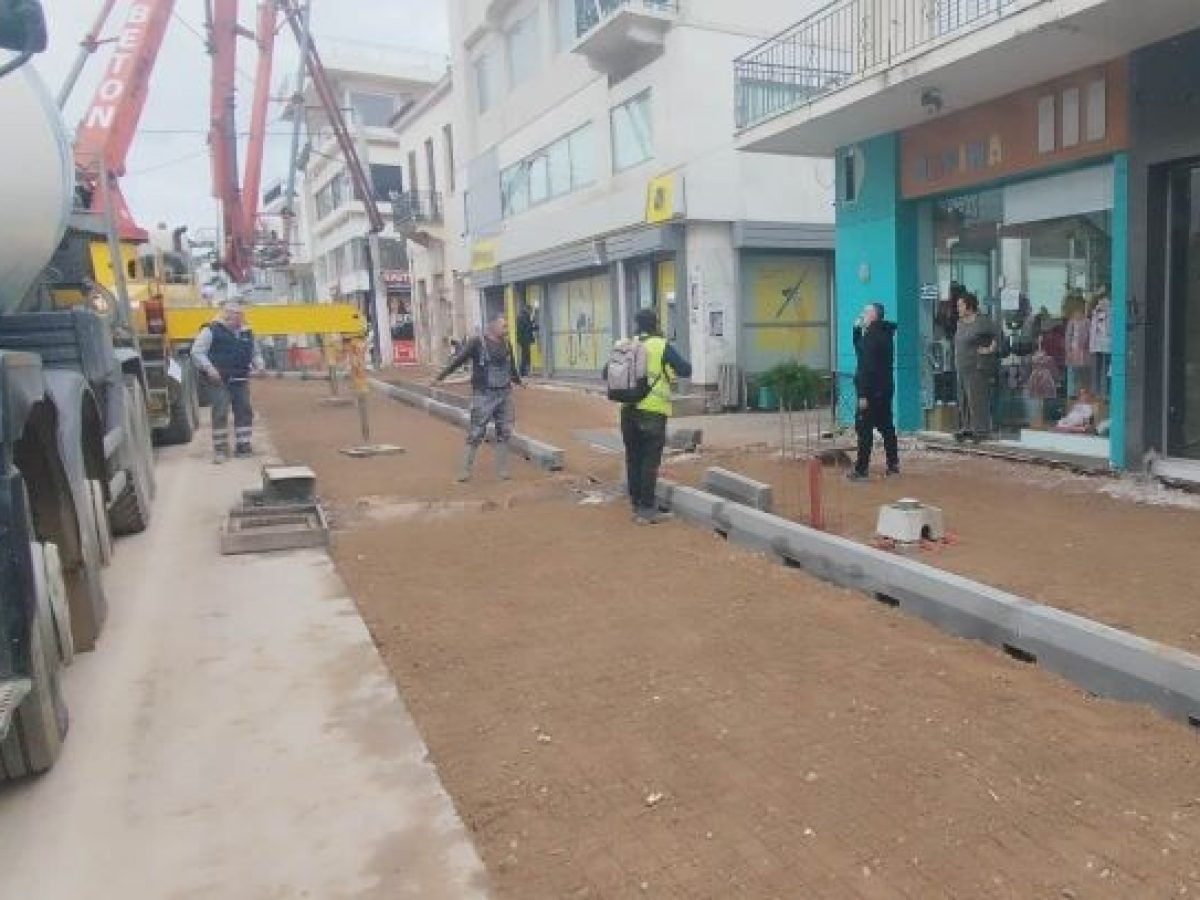 Κορωπί: Επανεκκίνησαν τα έργα ανάπλασης της κεντρικής λεωφόρου Βασιλέως Κωνσταντίνου – anattica