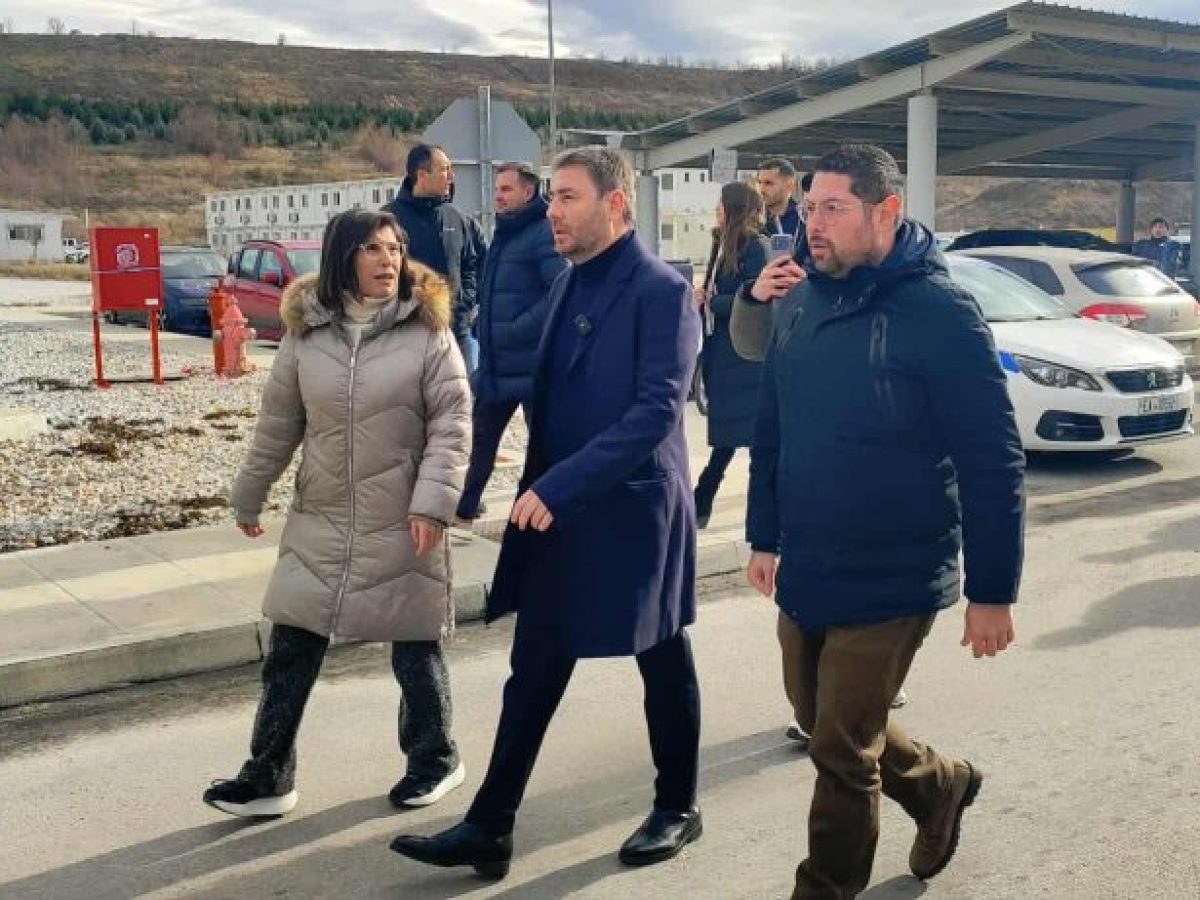 Κοζάνη: Στην πύλη της «Πτολεμαΐδα 5» ο N. Ανδρουλάκης – Σφοδρές βολές ΠΑΣΟΚ κατά της ΔΕΗ