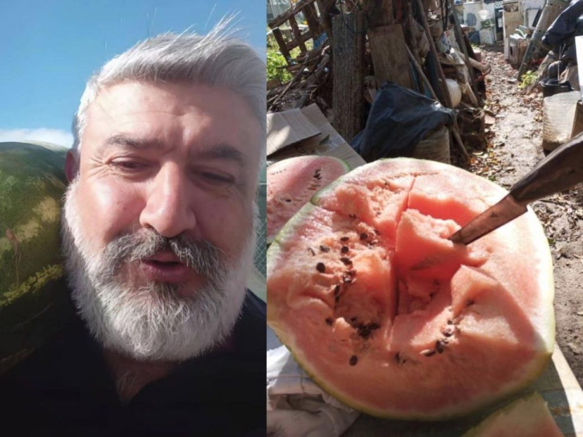 Κρήτη: Καρπούζι.. Γενάρη μήνα!