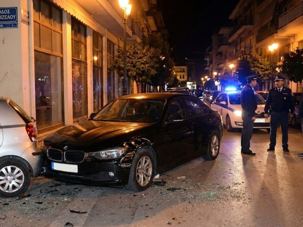 Λαμία: «Ράλι» τρόμου με μαύρο BMW – Μεθυσμένος οδηγός διέλυσε 5 ΙΧ και έκανε Πρωτοχρονιά στο κελί