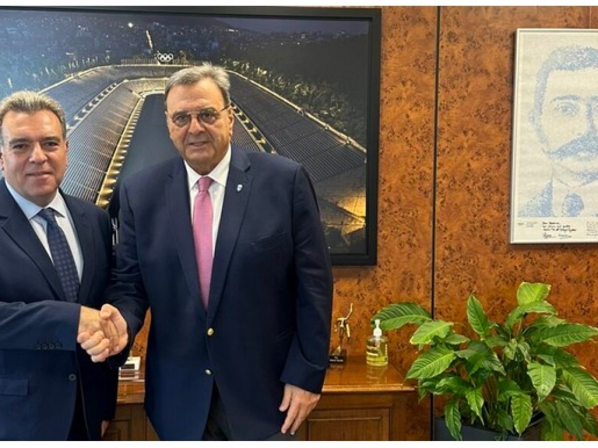 Μ. Κόνσολας με Ι. Κούβελο: Πρόταση να οργανωθεί ειδική εκδήλωση προβολής της Ρόδου στο πλαίσιο των Ολυμπιακών Αγώνων του 2028