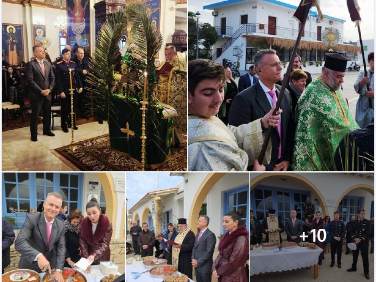Με λαμπρότητα γιορτάσθηκαν τα Θεοφάνια στους Λειψούς– Ο μικρός Μπενέτος έγραψε ιστορία