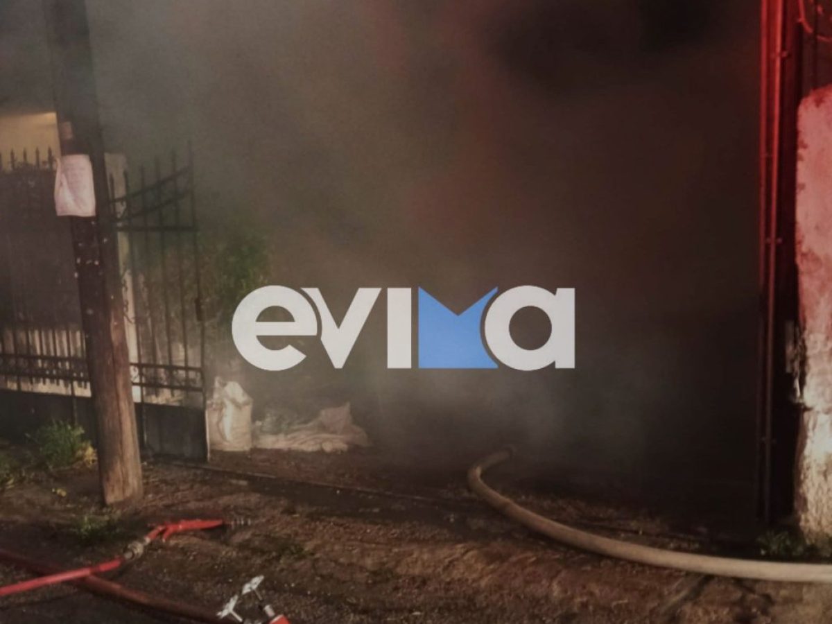 Μεγάλη φωτιά στην Εύβοια: Κάηκε κηροπλαστείο, ζημιές σε σπίτι και καπνοί σε διπλανά σπίτια- Νέες εικόνες και βίντεο