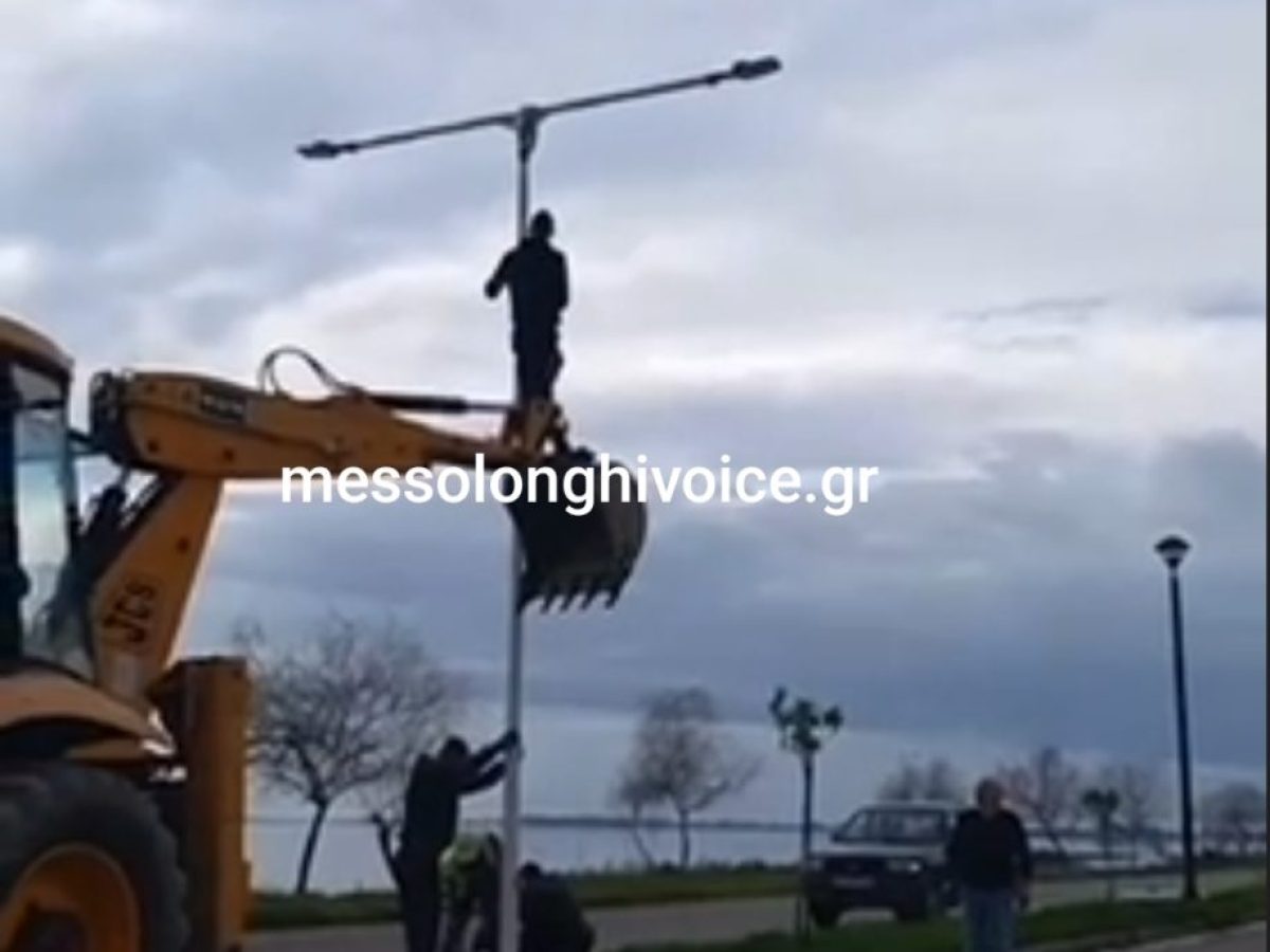 Μεσολόγγι: Αναβαθμίζεται ο φωτισμός με νέες κολώνες LED στην ανατολική περιμετρική