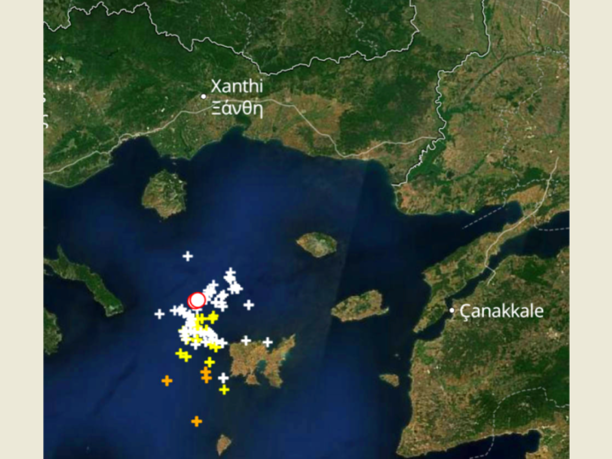 Μέτωπο καταιγίδων με υψηλή ηλεκτρική δραστηριότητα κινείται από το Αιγαίο προς τη Θράκη