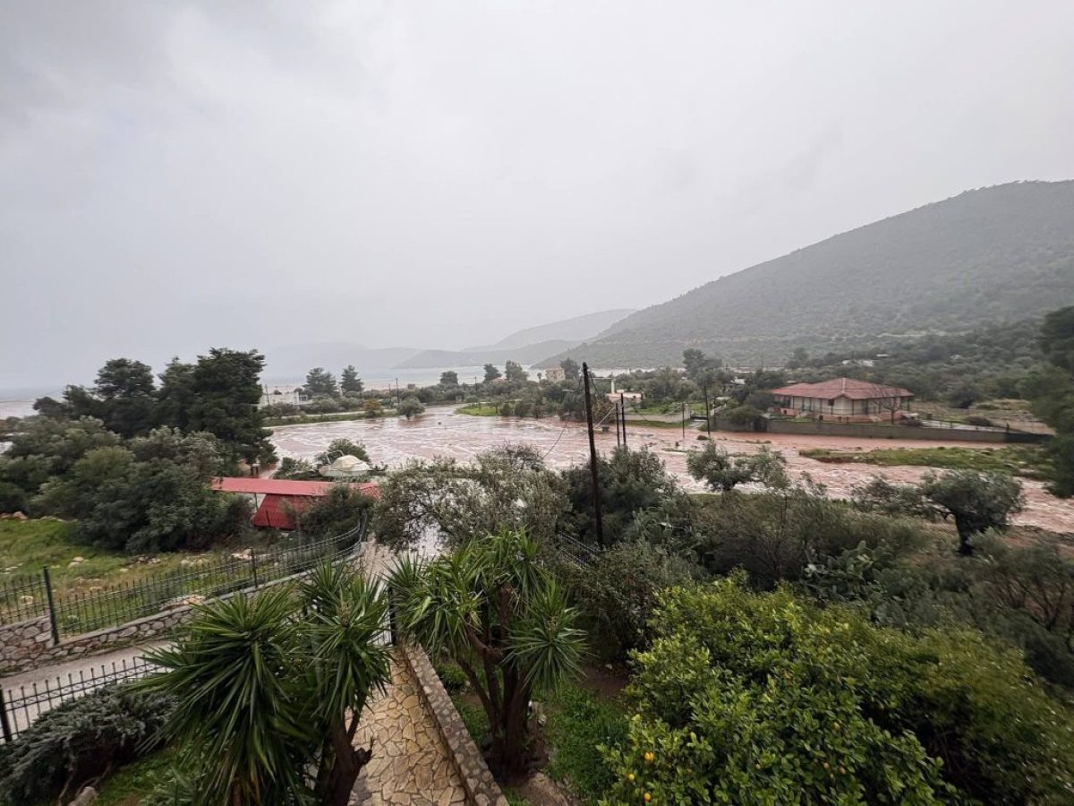 «Να κηρυχθεί σε κατάσταση έκτακτης ανάγκης ο Κόρφος» – Πλημμύρισε το ρέμα από Αγγελόκαστρο και Σοφικό