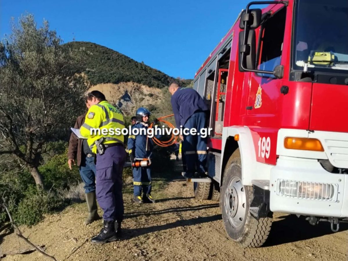 Νεκρός ο οδηγός τρακτέρ στο Κουτσοχέρι Μεσολογγίου