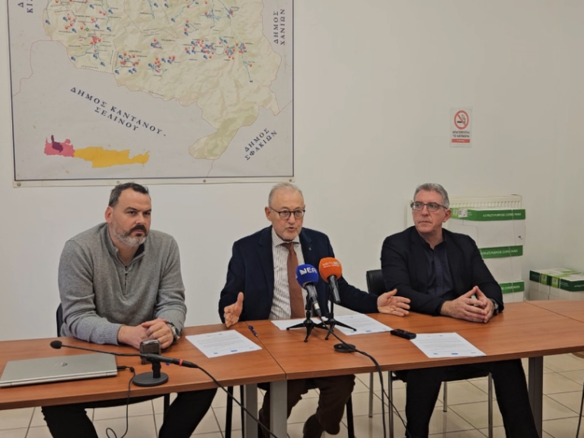 Νέος αγωγός ύδρευσης 12 χλμ. στο Κολυμπάρι του Δήμου Πλατανιά – Θα υδροδοτηθούν 11 οικισμοί