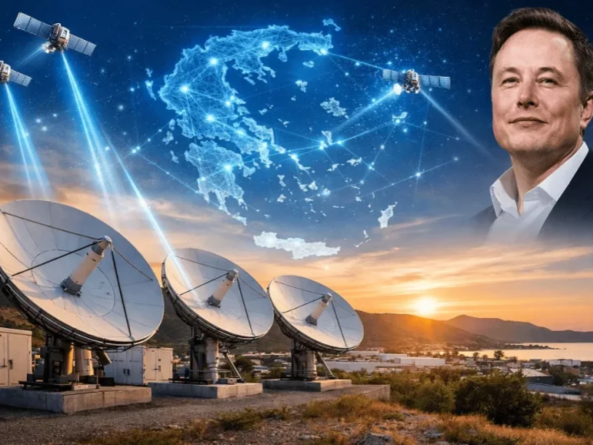 Ο Elon Musk φέρνει Starlink στην Πρέβεζα – Το πρώτο επίγειο κέντρο στην Ελλάδα για γρήγορο ίντερνετ