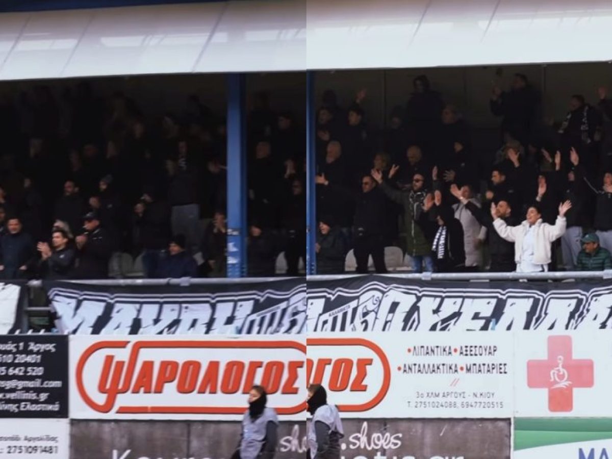 Ο κόσμος της Μαύρης Θύελλας έκανε το Άργος… Καλαμάτα! (vids)