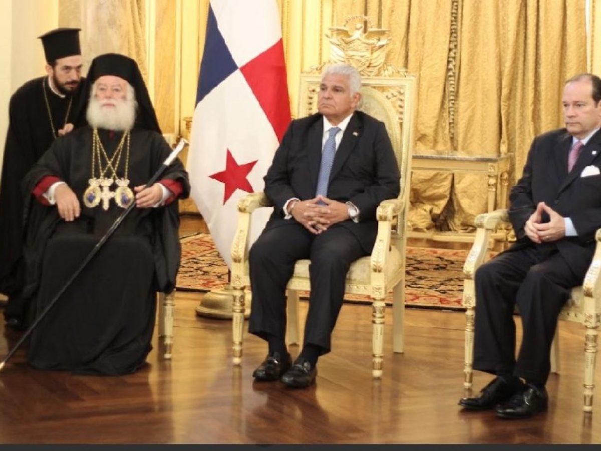 Ο Πατριάρχης Αλεξανδρείας στον Πρόεδρο του Παναμά