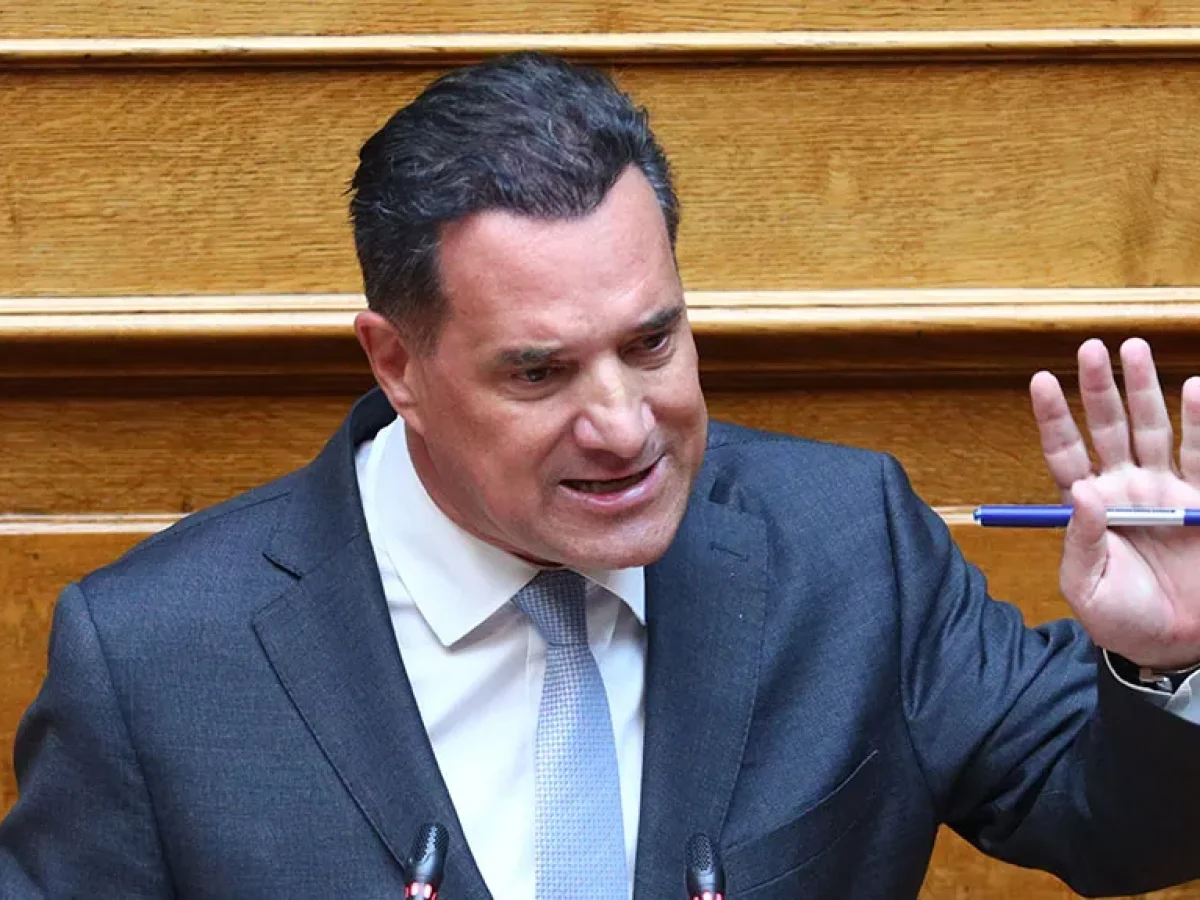 Ο Άδωνις για πίτα στα Τρίκαλα..