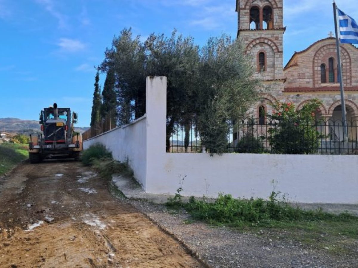 Ολοκληρώθηκαν εργασίες καθαρισμού και διαμόρφωσης των αγροτικών δρόμων σε οικισμούς των Αγίων Θεοδώρων (ΦΩΤΟ)