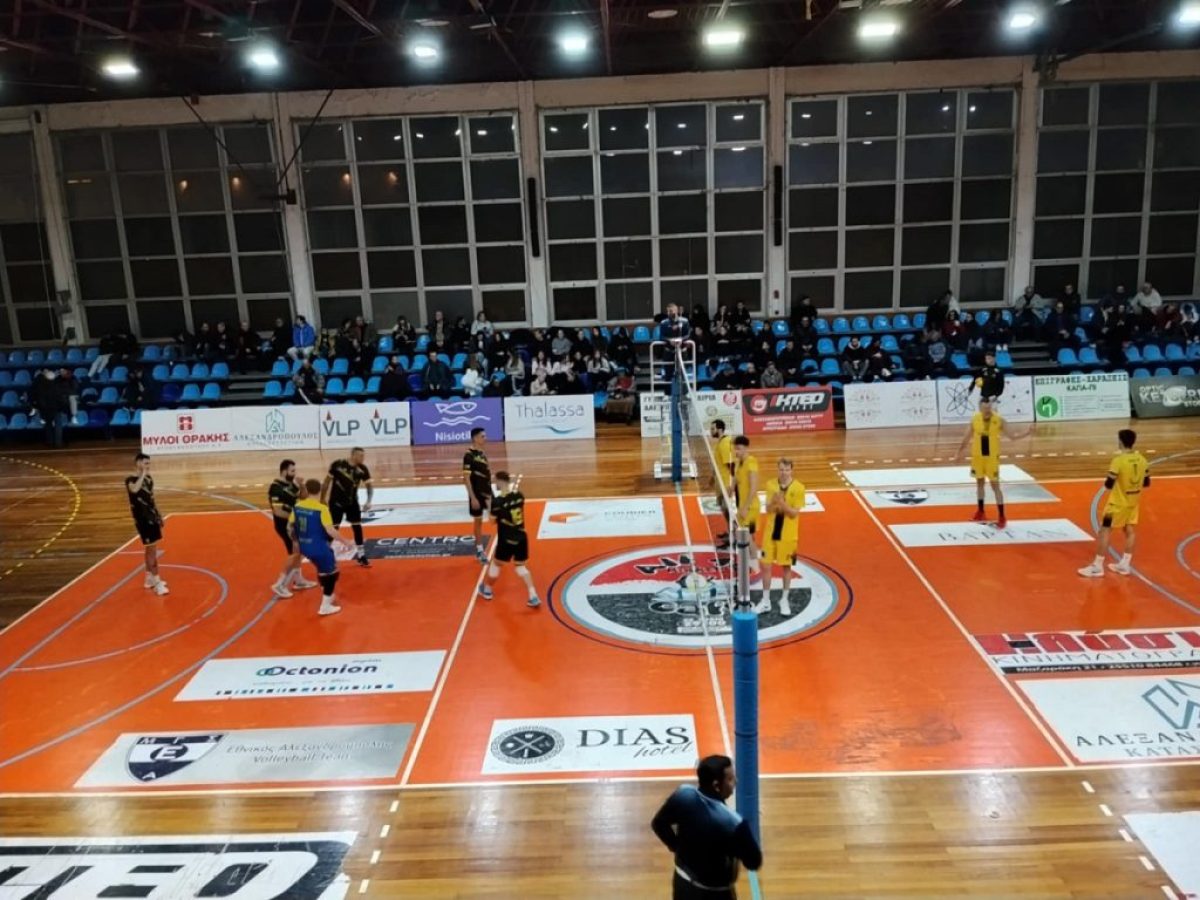 Πάλεψε για ένα σετ και ηττήθηκε από τον Άρη η ΓΕ Αλεξανδρούπολης